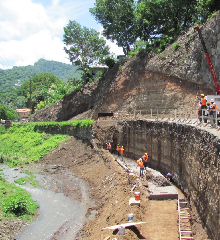 River Road Rockfall + Road Widening